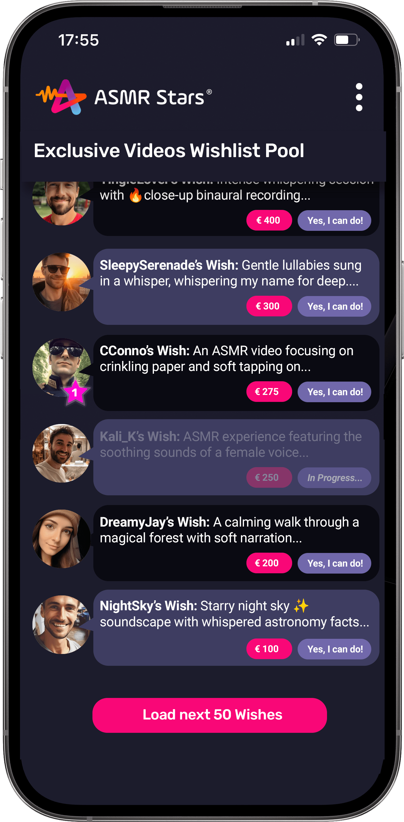 ASMR Stars - App Pool